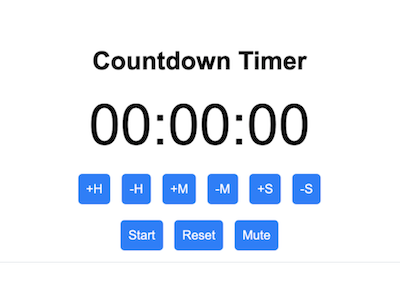Countdown Timer Screenshot
