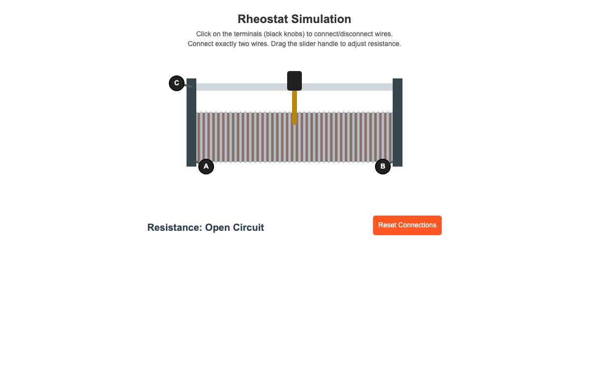 Rheostat Simulation